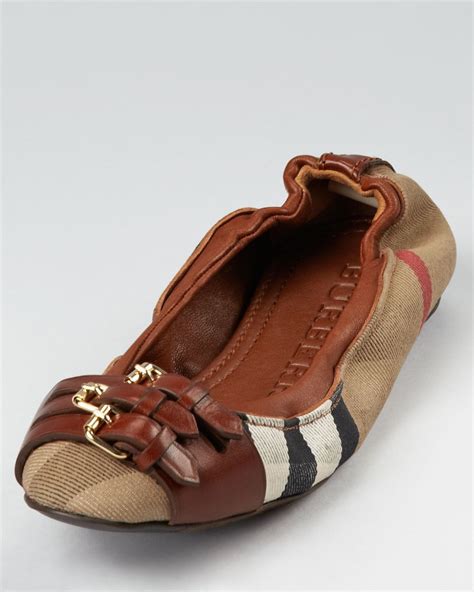 girls' burberry shoes|Burberry flat shoes for women.